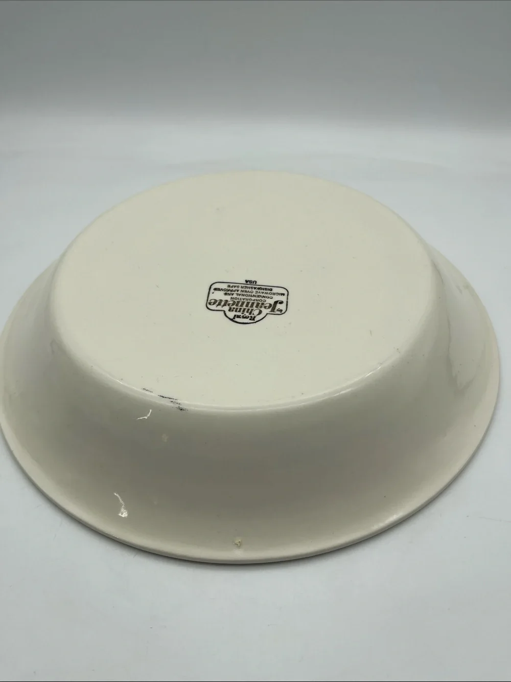 Vintage Cherry Pie Recipe Dish Plate Royal China by Jeannette Collectible
